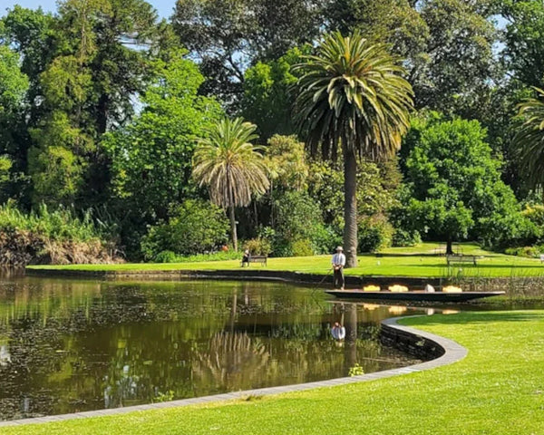 Image of a park with a lake