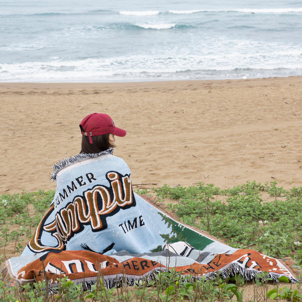 HYUGA Extra-Large Outdoor & Picnic Blanket – 68"x48" | Sunset