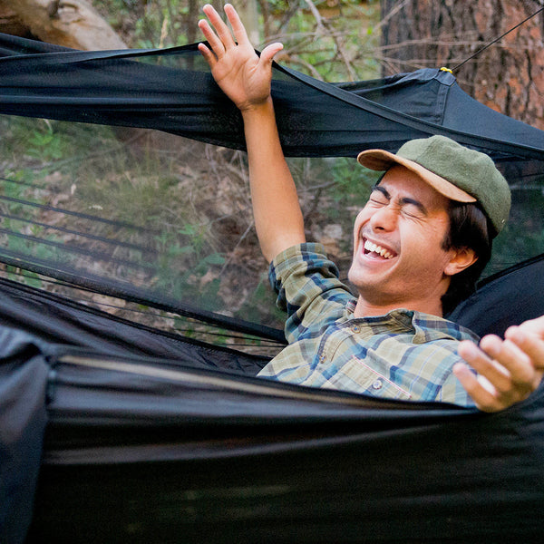 Sky Bed Hammock – Strong & Bug Net Protection
