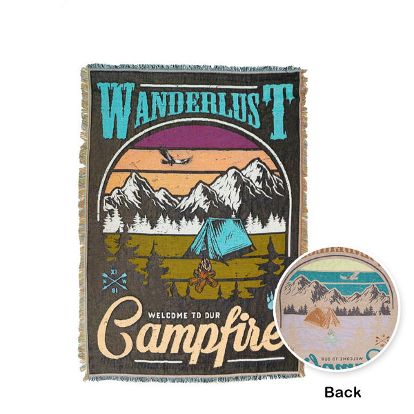 HYUGA Extra-Large Outdoor & Picnic Blanket – 68"x48" | Sunset