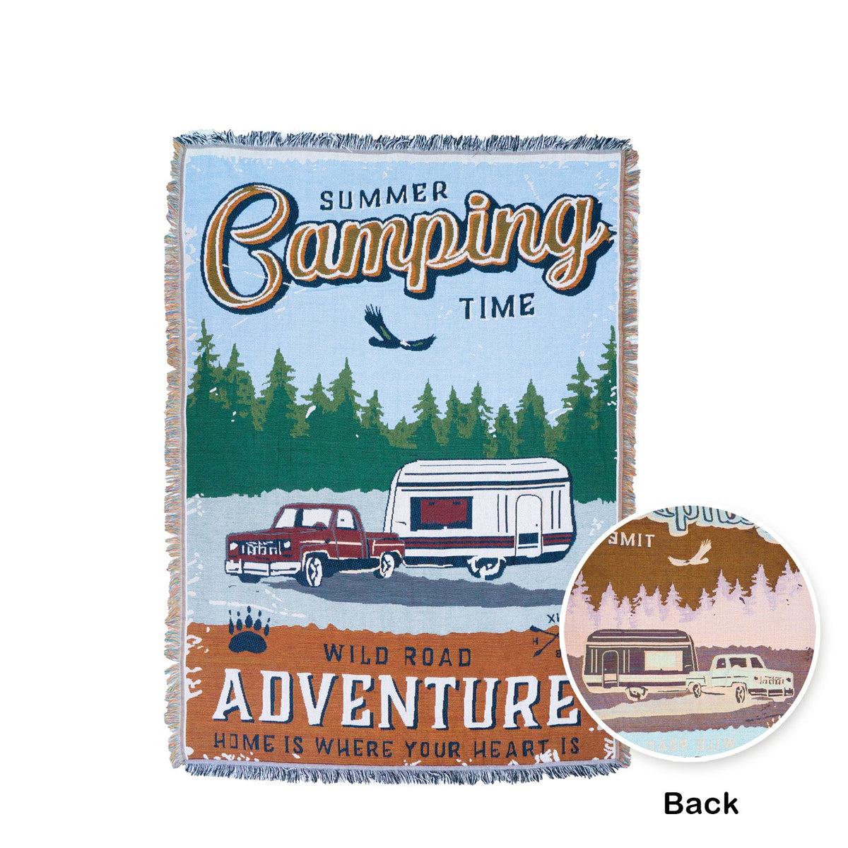 HYUGA Extra-Large Outdoor & Picnic Blanket – 68"x48" | Sunset