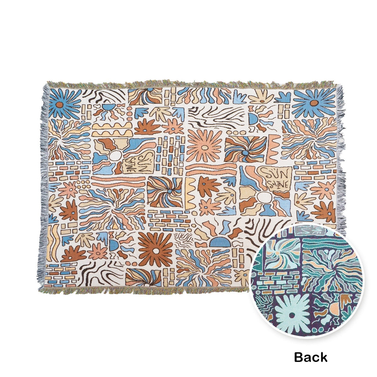 HYUGA Extra-Large Outdoor & Picnic Blanket – 68"x48" | Sunset