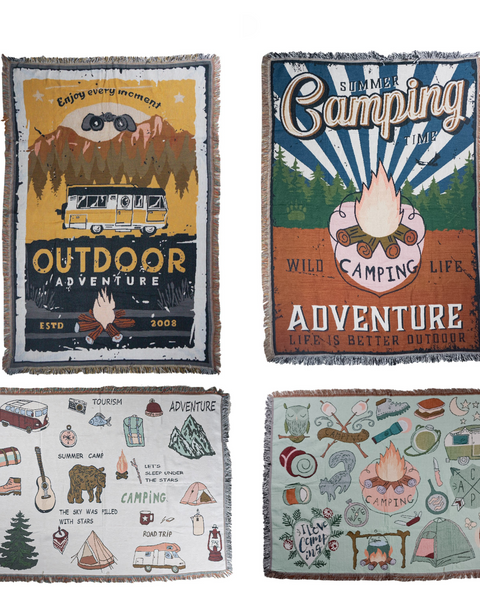 HYUGA Extra-Large Outdoor & Picnic Blanket – 68"x48" | Sunset