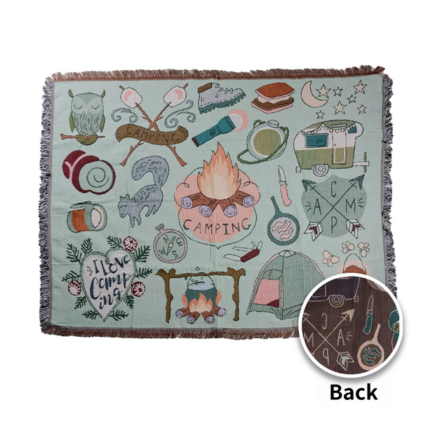 HYUGA Extra-Large Outdoor & Picnic Blanket – 68"x48" | Sunset