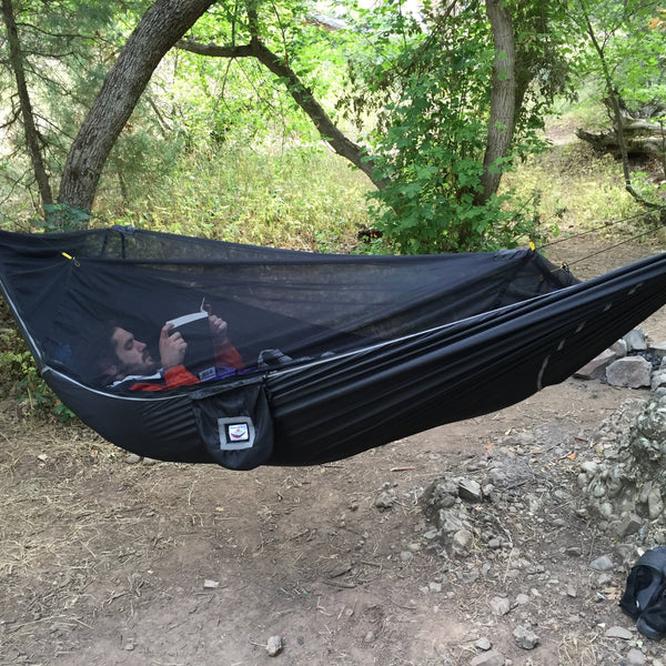 Sky Bed Hammock – Strong & Bug Net Protection