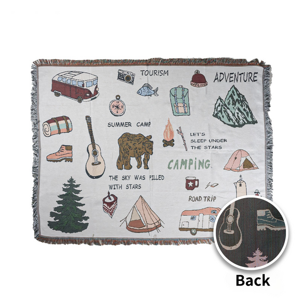 HYUGA Extra-Large Outdoor & Picnic Blanket – 68"x48" | Sunset