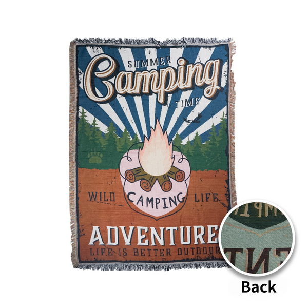 HYUGA Extra-Large Outdoor & Picnic Blanket – 68"x48" | Sunset