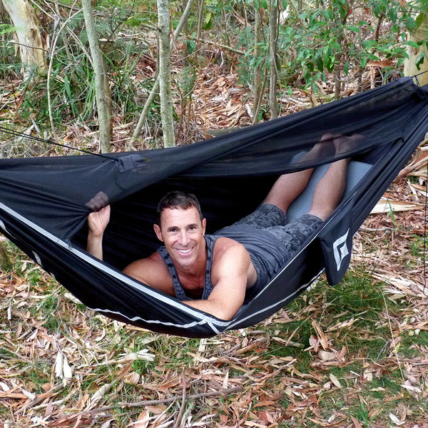 Sky Bed Hammock – Strong & Bug Net Protection