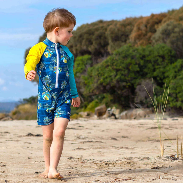 All-in-one Snap Sunsuit | Hawaii