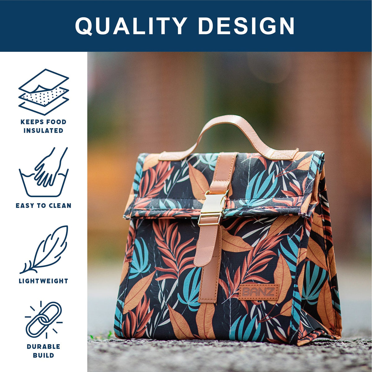 Lunch Insulated Cooler Bag | Multiple Designs
