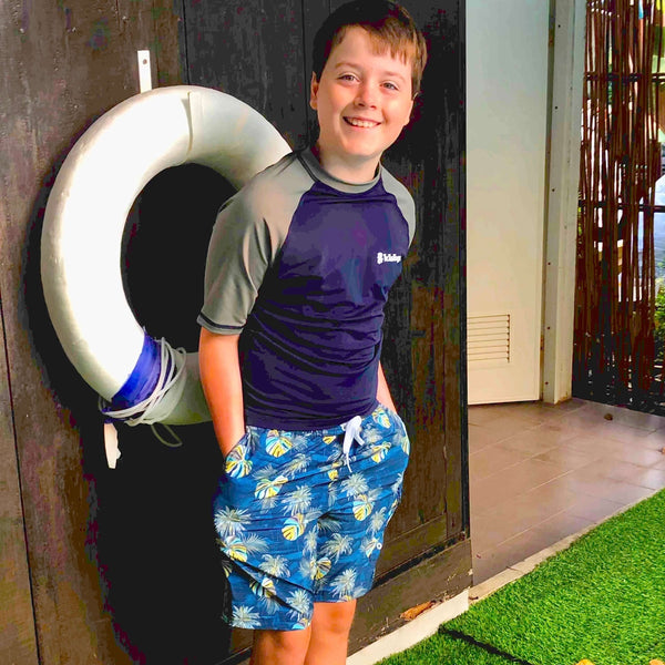 Boys Short Sleeve Surf Set | Hawaii