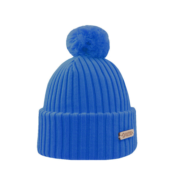 Kide Merino Wool Pompom Beanie