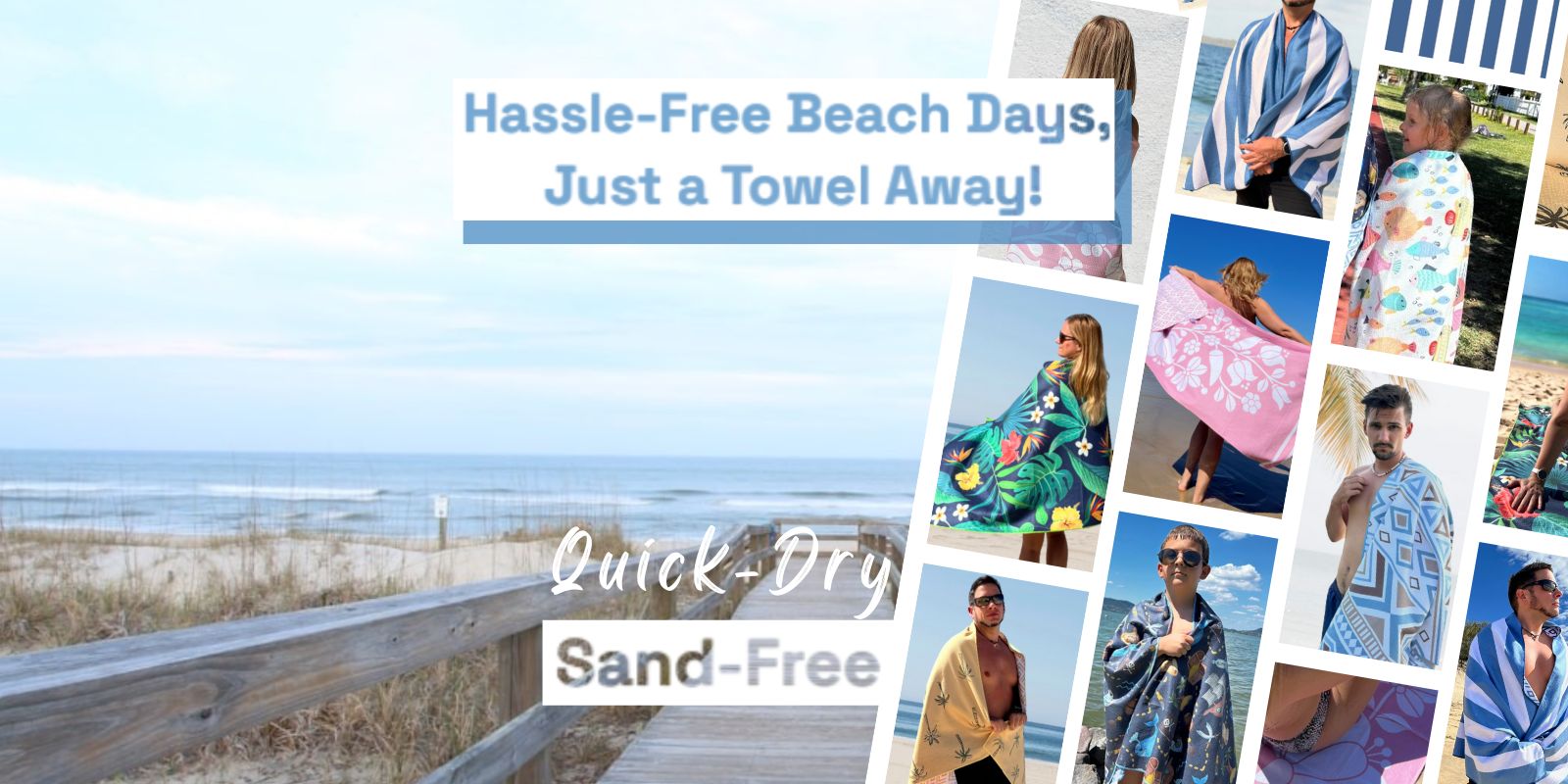 Best Sand Free Beach Towels XL size Quick Dry Lightweight Eco Friendly Compact Nap and Sun