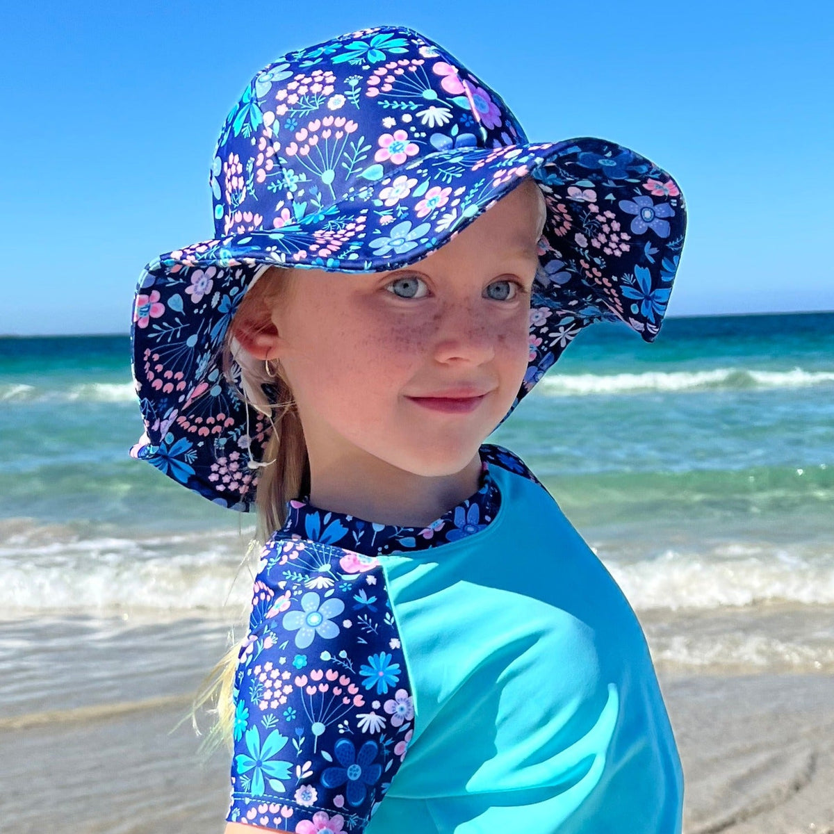 All-in-one Sunsuit | Flower Power