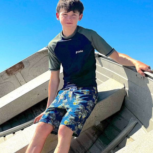 Boys Short Sleeve Surf Set | Hawaii