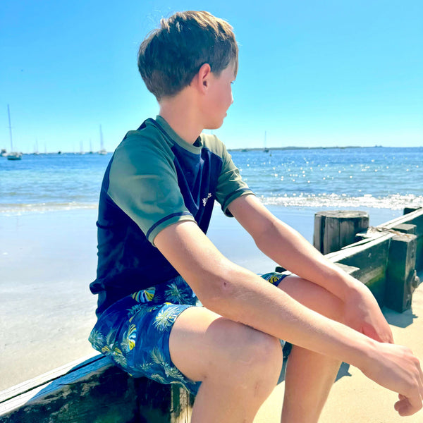 Boys Short Sleeve Surf Set | Hawaii