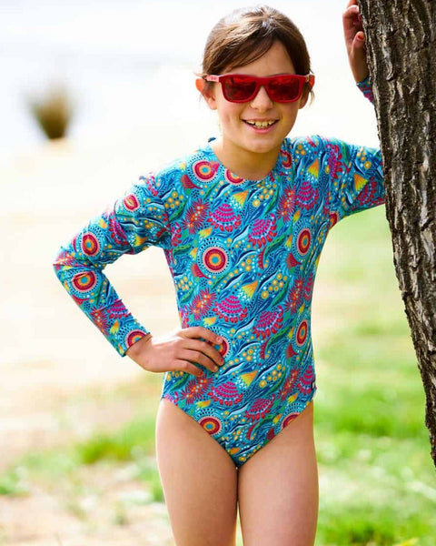 Long Sleeve Swimsuit | Bush Blooms