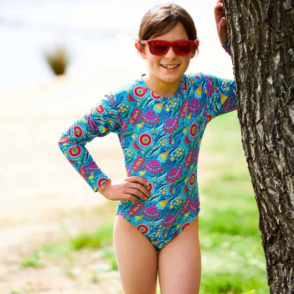 Long Sleeve Swimsuit | Bush Blooms