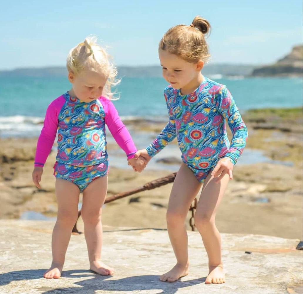 Long Sleeve Swimsuit | Bush Blooms