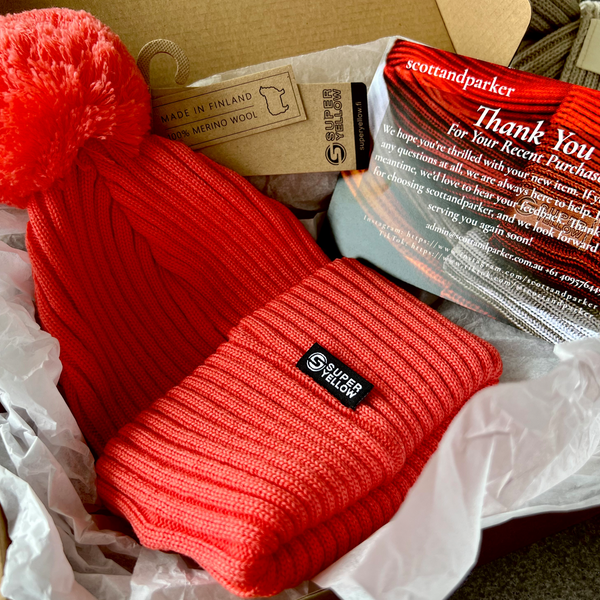 Kide Merino Wool Pompom Beanie