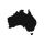 Black Australia icon indicating Nap and Sun brand is Australian Owned