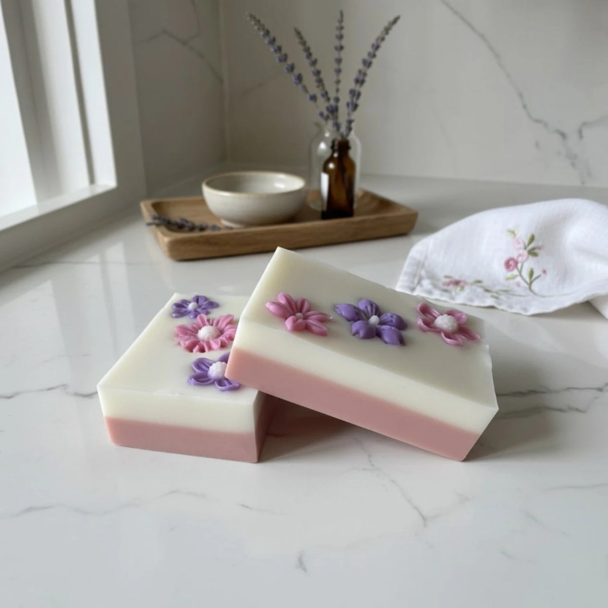 Artisan Floral Soap Bar | Blossom