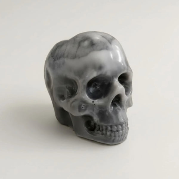 Hand-Poured Skull Soap Bar | Classic Spice